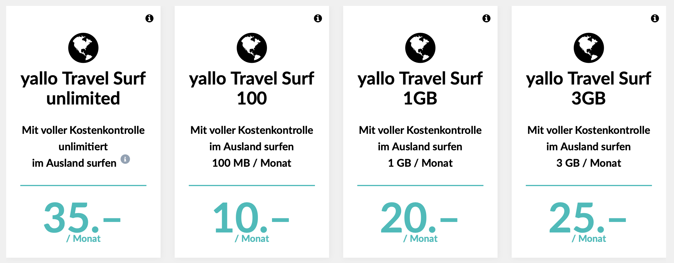 Yallo travel surf unlimited deals
