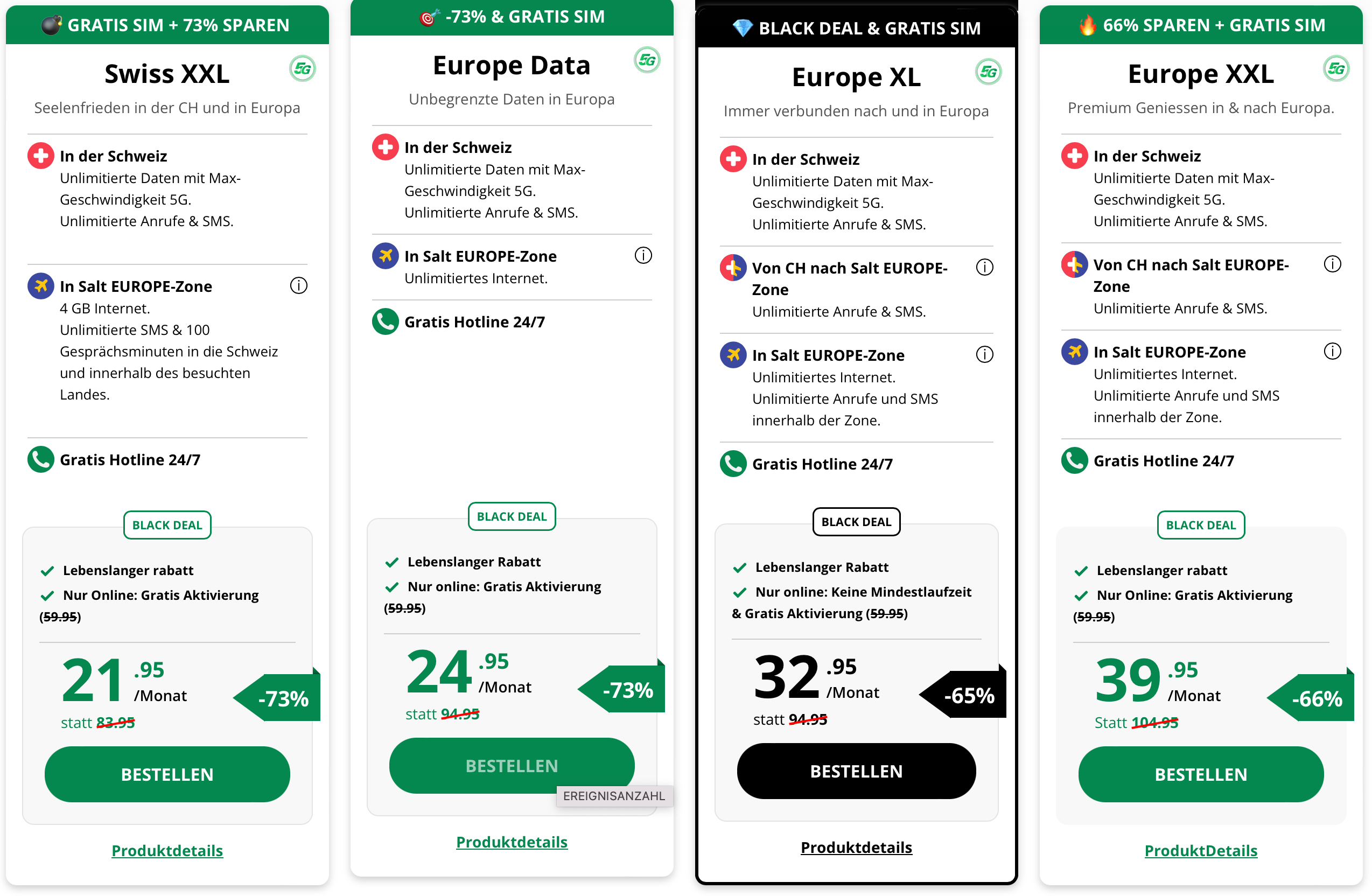 Salt Handy-Abo Black Friday Promo 2025